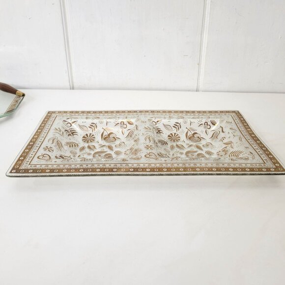 Georges Briard MCM Glass Serving Trays - Picture 5 of 8